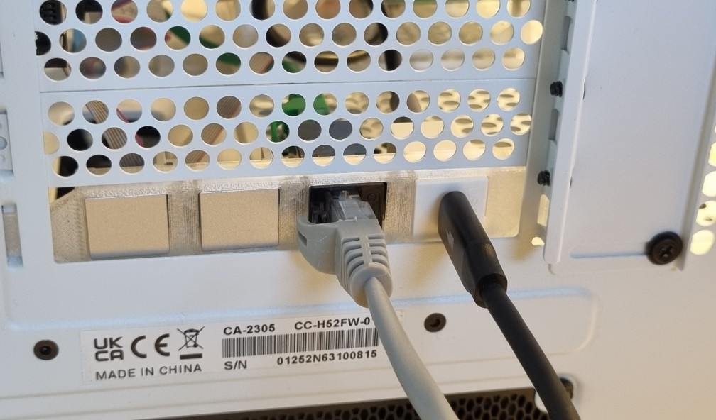 RJ45 and USB-C Connection