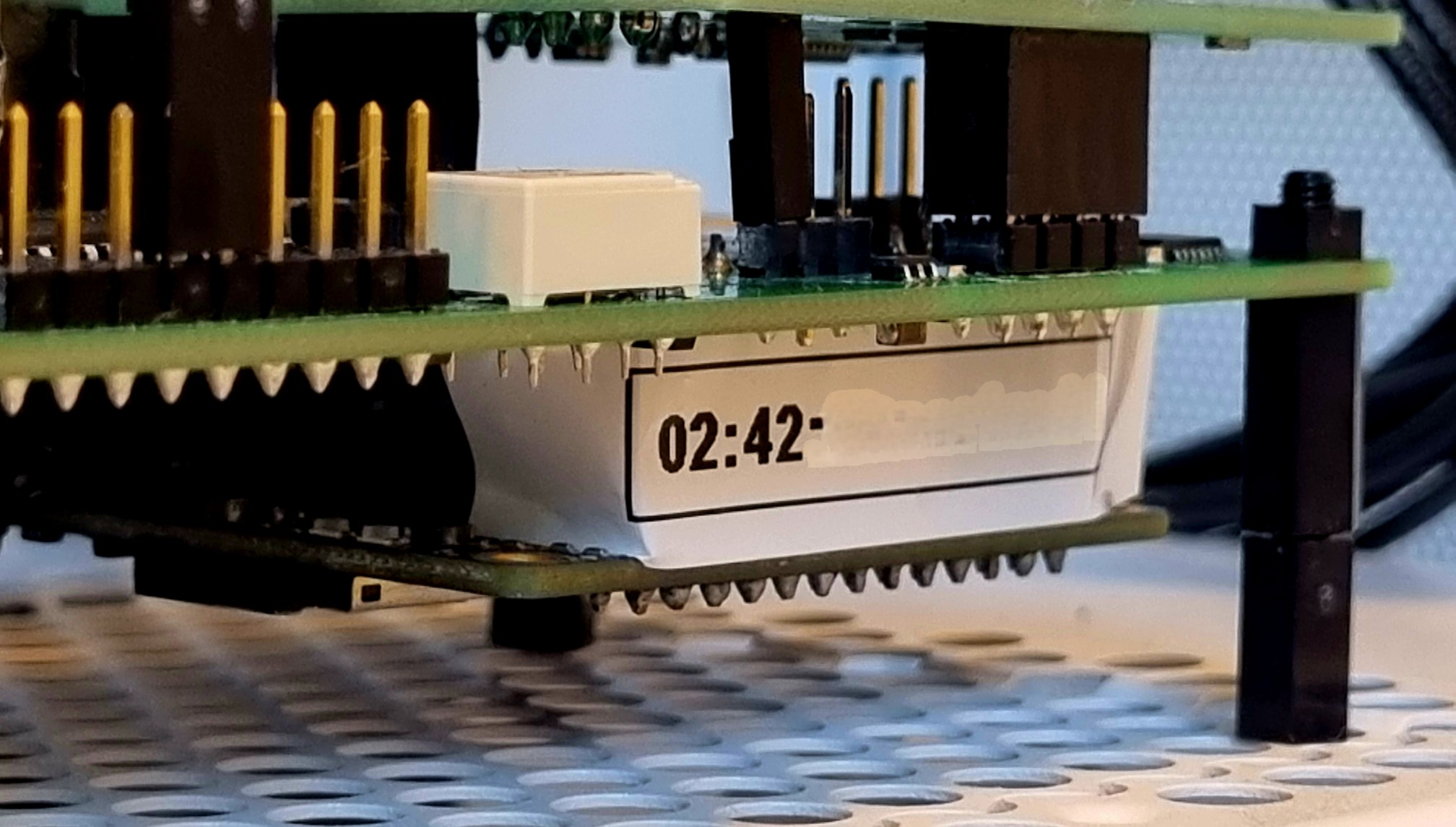 Label on the side of the RTE